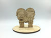 Picture of Custom Animal Crossing Wood Standee, Wood Engraved wedding cake topper