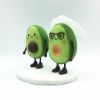 Picture of Avocado Wedding Cake Topper, Mexican wedding cake topper