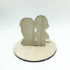 Picture of Custom Filipino Barong wedding cake topper, Personalised Wood Engraved Gifts, Wood Standee
