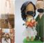 Picture of Beach Boho wedding cake topper