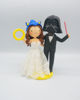Picture of Sonic and Star Wars wedding cake topper