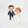 Picture of Custom Animal Crossing inspire wedding cake topper, Online game dating wedding theme