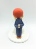 Picture of Ginger Hair groom & Blonde hair bride Wedding Cake Topper