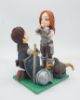 Picture of Skyrim and Dark Souls Wedding Cake Topper, Video Gamer wedding cake topper