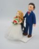 Picture of Bride on Wheelchair Wedding Cake Topper, Personalized Wedding Cake Topper