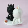 Picture of Toothless and Light Fury Wedding Cake Topper, Dragon wedding cake topper