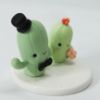 Picture of Cactus Wedding Cake Topper, Succulent Wedding Cake Topper