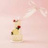 Picture of Custom Wedding Cake Ornament, Personalized Keepsake Wedding Cake Replica