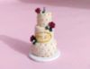 Picture of Custom Wedding Cake Ornament, Personalized Keepsake Wedding Cake Replica