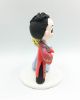Picture of Traditional Chinese and Korea Wedding Cake Topper, Hanbok bride and Hanfu groom wedding