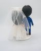 Picture of Wii Sports Wedding Cake Topper, Personalized Commission Game Character Wedding Cake Topper