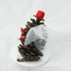 Picture of Pinecones Wedding Cake Topper, Winter wedding cake topper