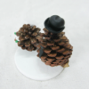 Picture of Pinecone Wedding Cake Topper, Rustic wedding theme