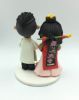 Picture of Hanbok and Ao Dai Wedding Cake Topper, Traditional Korea & Vietnam Wedding Cake Topper