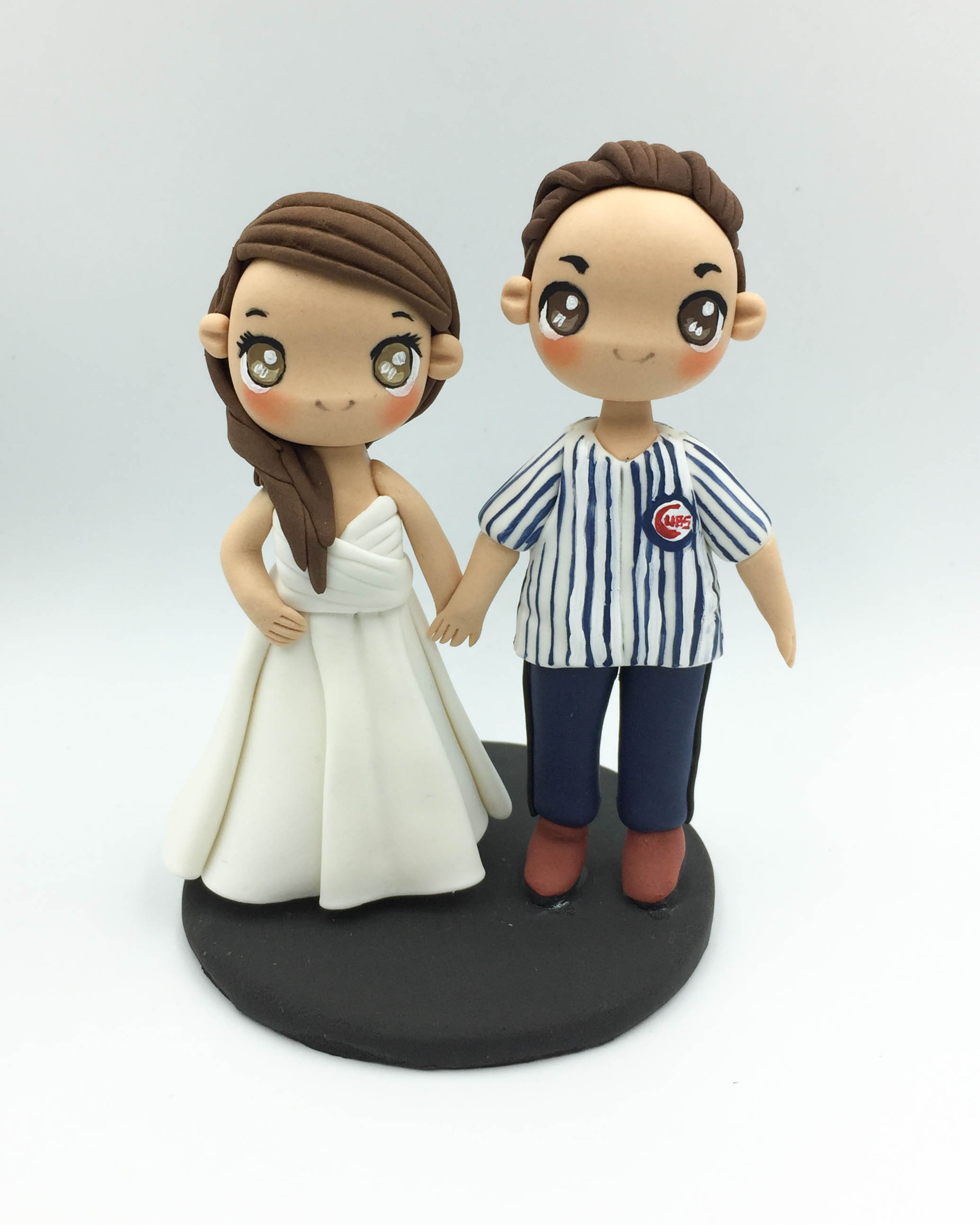 Picture of Baseball Fan Wedding Cake Topper, Groom Cake Topper