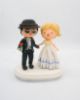 Picture of Custom Tuxedo Groom and Sailor moon Bride in Animal Crossing Style Wedding Cake Topper