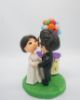 Picture of Ellie & Carl Wedding Cake Toper, Up House Movie Inspired Wedding Cake Topper