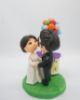 Picture of Ellie & Carl Wedding Cake Toper, Up House Movie Inspired Wedding Cake Topper