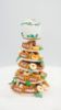 Picture of Wedding cake replica ornament, Donut wedding cake ornament, 1st first anniversary newlyweds gift