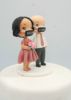 Picture of 10 Years Anniversary Wedding Cake Topper, Dusty Rose Wedding Theme