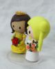 Picture of Belle Princess and Sailor Moon wedding cake topper, lesbian wedding topper