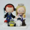 Picture of Rapunzel princess and Harry Potter wedding cake topper Pokemon Star Wars Wall E and Eve inspire wedding 