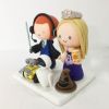 Picture of Rapunzel princess and Harry Potter wedding cake topper Pokemon Star Wars Wall E and Eve inspire wedding 