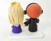 Picture of Rapunzel princess and Harry Potter wedding cake topper Pokemon Star Wars Wall E and Eve inspire wedding 