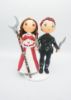 Picture of Rarity game wedding cake topper, commission game character figurine