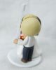 Picture of Hinge wedding cake topper, Funny wedding cake topper, love story teller topper