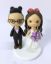 Picture of Nerdy Mickey & Minnie Lover Wedding Cake Topper
