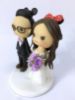 Picture of Nerdy Mickey & Minnie Lover Wedding Cake Topper