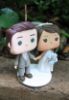 Picture of Funko Pop Wedding Cake Topper, Blue & Gray Themed Wedding