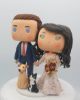 Picture of Custom Wedding Funko Pop with dogs, Anniversary Gifts for Funko Pop lover, pop figures gift