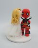 Picture of Deadpool Wedding Cake Topper,  Wedding Gift for Superhero & Marvel Fans