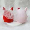 Picture of Totoro wedding cake topper, Pink and Red wedding theme