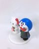 Picture of Doraemon and Hello Kitty Wedding Cake Topper, Comic lover wedding cake topper