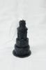 Picture of Black Wedding cake miniature replica figurine, Christmas wedding cake ornament