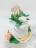 Picture of Wedding cake replica ornament, mini cake replica standalone figurine