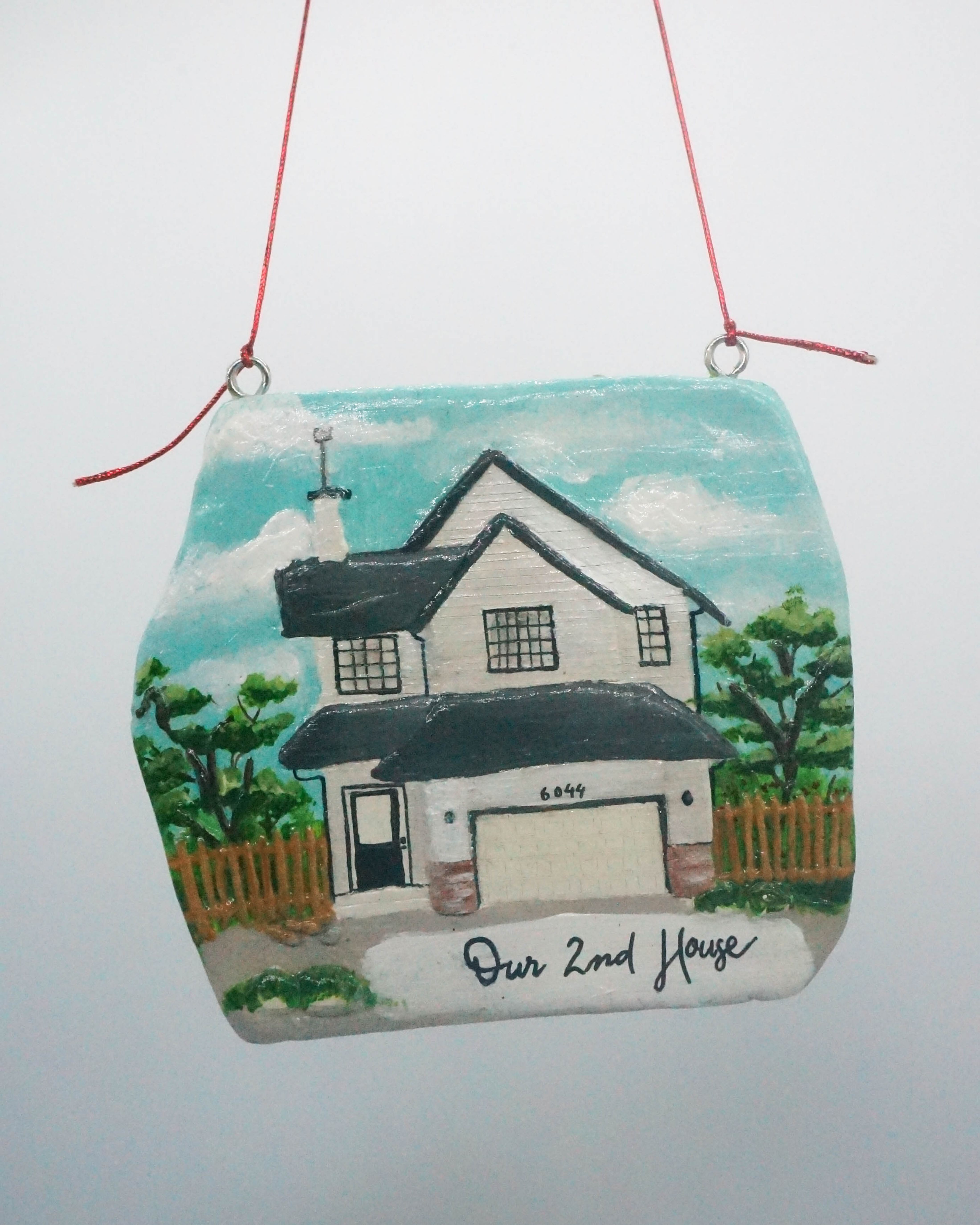 Picture of Custom House Ornament, House Replica Ornament, Christmas Gift for Family