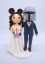 Picture of Mandalorian Wedding Cake Topper, Star Wars & Mickey Wedding Cake Topper, Pink Wedding theme