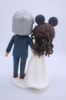 Picture of Mandalorian Wedding Cake Topper, Star Wars & Mickey Wedding Cake Topper, Pink Wedding theme