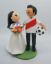 Picture of Soccer Fans Wedding Cake Topper, Custom Gift for Soccer Fans, Soccer Jersey Wedding Cake Topper