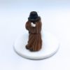 Picture of Highland Cattle Wedding Cake Topper, Long-Haired Buffalo Bride & Groom