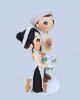 Picture of Vietnam Ao Dai Wedding Cake Topper,  Vietnamese Wedding Traditions
