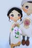 Picture of Vietnam Ao Dai Wedding Cake Topper,  Vietnamese Wedding Traditions