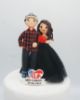 Picture of Emo Pop Punk Till Death Wedding Cake Topper, US-Canadian Wedding Cake Topper