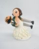 Picture of Jiu Jitsu Wedding Cake Topper, Judo Bride & Groom Cake Topper, Funny Wedding Cake Decor 