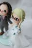 Picture of Villagers Wedding Cake Topper, Animal Crossing inspired Wedding, Anniversary Gifts for Gamers