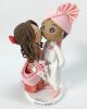 Picture of Indian Wedding Cake Topper, Cheek Kissing  Wedding Couple, Middle East Wedding Cake Topper